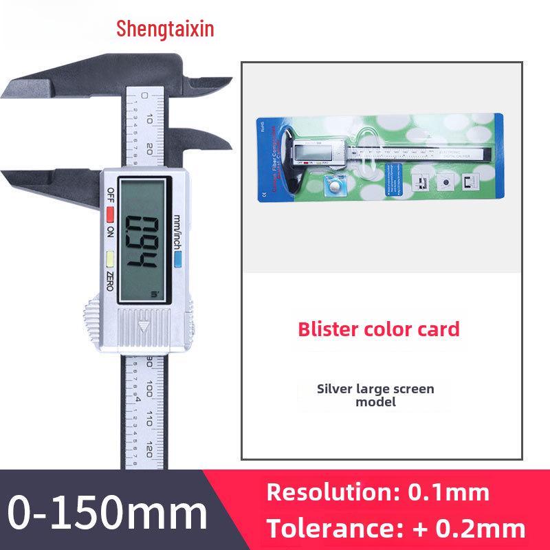SYNTEK Mini Electronic Digital Vernier Caliper 0-150mm, All-Plastic Blister Pack