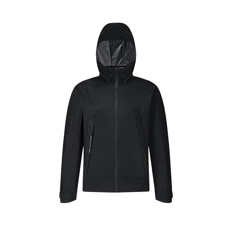 New FILA Jackets Men's Pitch Black A11M431714FBK