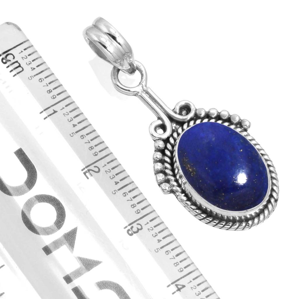 925 Sterling Silver Pendant Women Gemstone Handmade Jewelry Engagement Gift Blue Green Purple Copper Turquoise Pearl Lapis Mother Of Pearl Solitaire