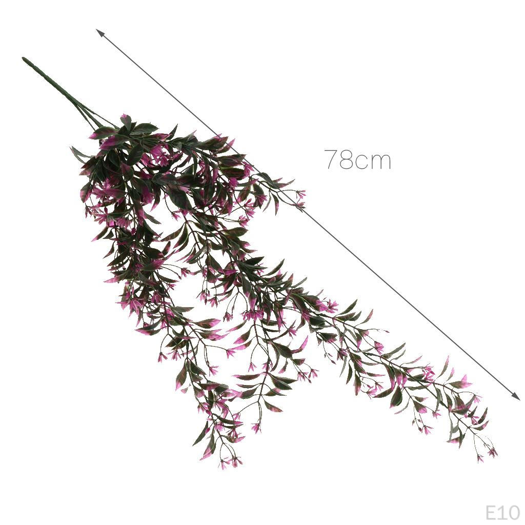 1 Bouquet 5 Branches Artificial Flower Garland Home Kitchen Garden Office Wedding Wall Decor