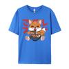 Kawaii Corgi Eating Raunisex Cute Japanese Anime Dog Lovers Rife Unisex Tees Pug Eating Raunisex T Shirts Premium Cotton Design T Shirt