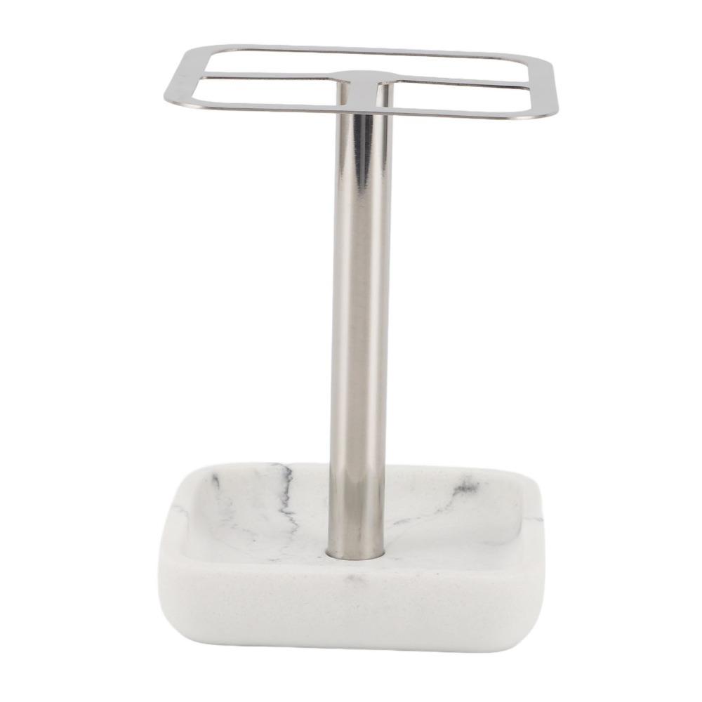 Stainless Steel Toothpaste Storage Stand 3 Slots Toothpaste Holder Toothbrush Holder Space Saving серебряный