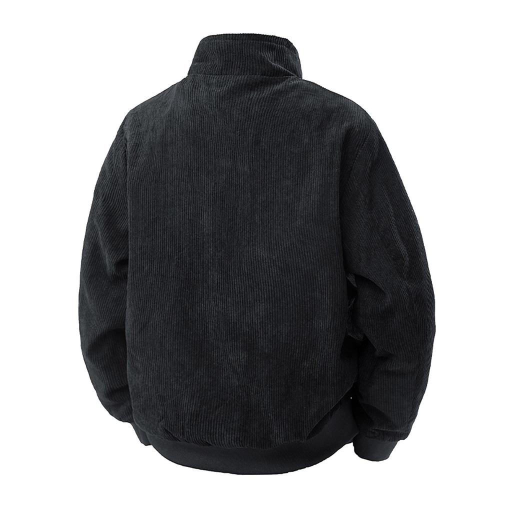 Men's Solid Color Stand Collar Tops Men's Loose Casual Workwear Jacket
