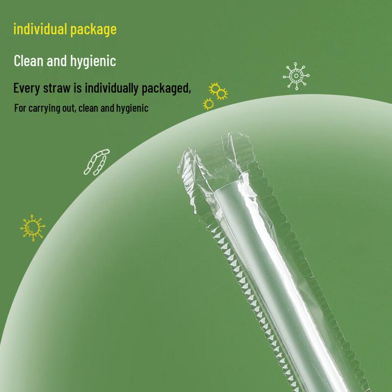 ZISIZ Disposable Food-Grade Milk Straws