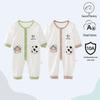Unisex Baby Langarm Baumwoll-Strampler - Sommer Krabbel- & Hausanzug