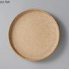 Vintage Kiln Changes Ceramic Straight Edge Plate Restaurant Steak Plate Dessert Sushi Plate Molecular Food Creative Tableware