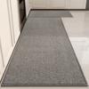 Soft Linen Weave Bath Mat Super Absorbent Entrance Doormat Kitchen Decoration Carpet  Living Room