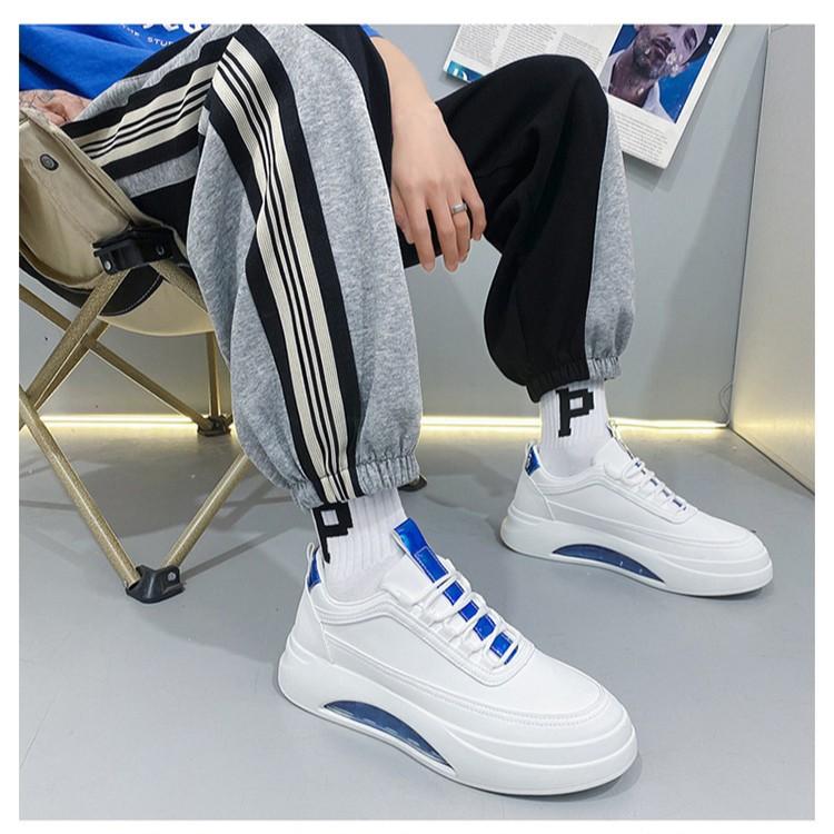 Men's Spring New Trendy Versatile Casual Sports Shoes Men's Thick Soled Lightweight Anti Slip Breathable Trendy Shoes Men