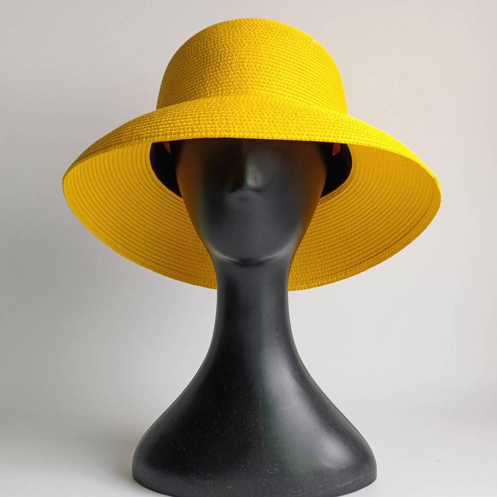 Lake Blue Summer Straw Hat French Elegant Outdoor Beach Travel Anti-ultraviolet Women's Straw Hat  Chapeau Femme