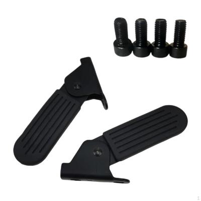 Electric Scooters Front Foot Pegs Foldable Rests Easily Install Accessory Repair Parts Rest