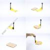 H3CD DIY Dollhouses Miniature Forklift With Pallet 1/12 Scale Realistic Design Polylactic Acid Collectible