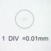 Mikroskopbord Mikrometer Kalibreringsglas Graderad Skala Glas 0,1/0,01 mm Mikroskop Riktmedel Rektikelindelning