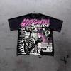 T-shirt Grafiche con Lettere Harajuku Top Y2k Uomo Donna High Street T-shirt Oversize Pro Choice Streetwear Maglietta Vintage Abbigliamento