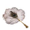 Danshandfans in Chinese Stijl Draagbare Cosplay Props Waaijer Struisvogelveer Waaijer Dames Dans Props