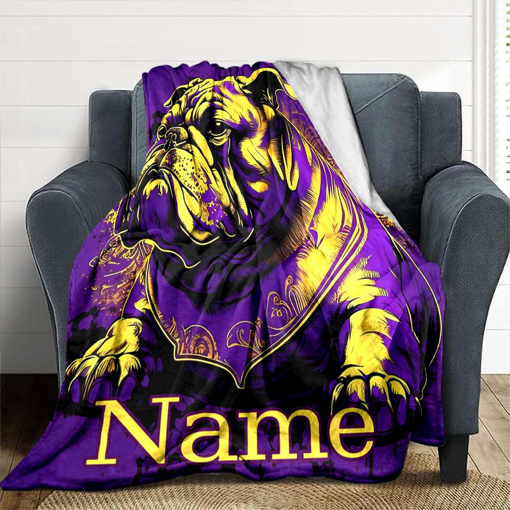 Customiz Name Personality Omega Psi Phi Blanket Soft &Warm Sofa Office Bed Travel Lunch Break Blanket, Gift Suitable All Seasons