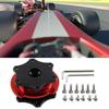 Vehicle Steering Wheel Adapter 8.9cm Diameter Anti Rusts Easy Operate for Racings Enthusiasts Improves Driving Safety