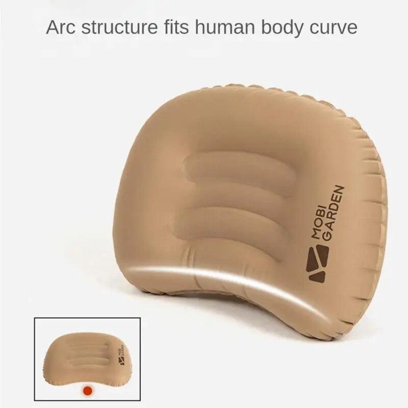 

Portable Inflatable Pillow Ultralight Outdoor Travel Camping Air Pillow Neck Waist Pillow Cushion Travel Car Plane Head