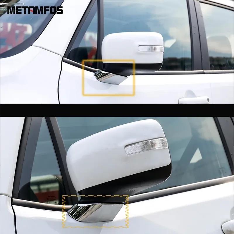 Accessories For Jeep Renegade 2015- 2024 2025 Chrome Rearview Side Door Mirror Pillar Strip Molding Trim