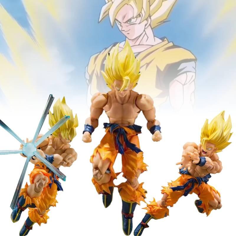 Legendärer Super-Saiyajin Z Erweckung Son Goku 3.0 Beschädigte Version Sammelfigur im Karton