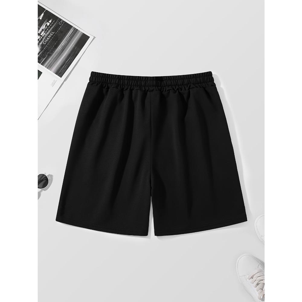 Summer New Printed Men's Shorts Loose Straight-Leg Sports Five-Point Pants Trendy Casual Mid Pants