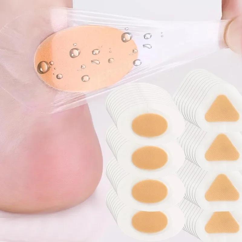 100pcs Gel Heel Protector Foot Patches Adhesive Blister Pad Heel Liner Shoes Stickers Pain Relief Plaster Foot Care Cushion Grip