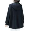 Autumn and Winter Loose Large Size Open-sleeved Hooded Sweater Tops All-match Casual Women's Clothing