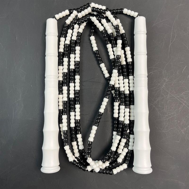 Manufacturer Wholesale Bamboo-joint Jump Ropes for Adults, Children, and Students with Fitness Patterns, Suitable for Beginners