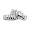 SHOP-STORY - Ensemble de dents style Hip Hop Grillz - Argenté