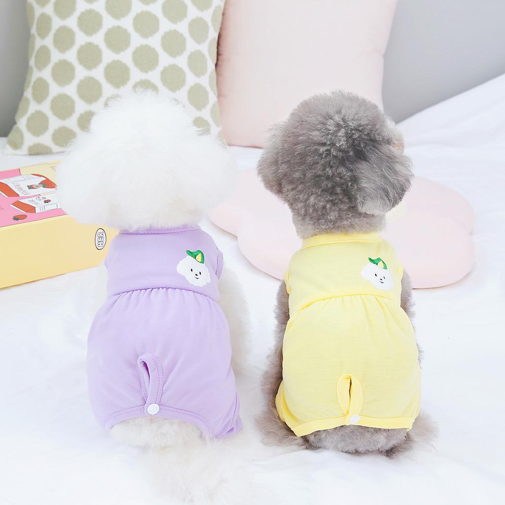 2023 Spring and Summer Four-legged Home Clothes Pet Clothing Dog Clothes Dog Spay and Neuter Clothing Dog Pajamas Kawaii Clothes