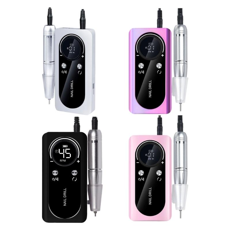 Professional Electric Nail Grinder for Efficient Cuticle Removal and Trimming at Home Salon or Personal Use