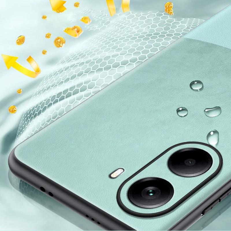 For Xiaomi POCO X7 Pro X7Pro Luxury Silicone Leather Color Match Phone Cover For Redmi Turbo 4 Shell Shockproof Bumper