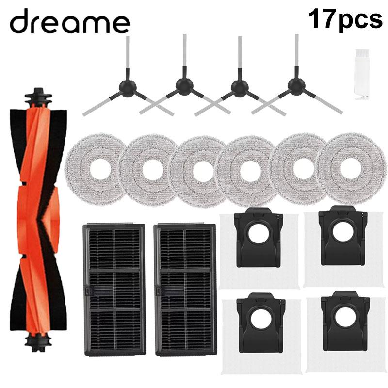 Dreame L10s Pro Ultra Heat, X30 Ultra, X30 Pro Accessories Vacuum Cleaner Replacement Main Side Brush Filter Mop Dust Bag