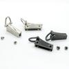 Bag Side Clip Buckle 1 Pair Metal D Ring Leather Strap Connector for Canvas Tote Handbag Hardware Accessories