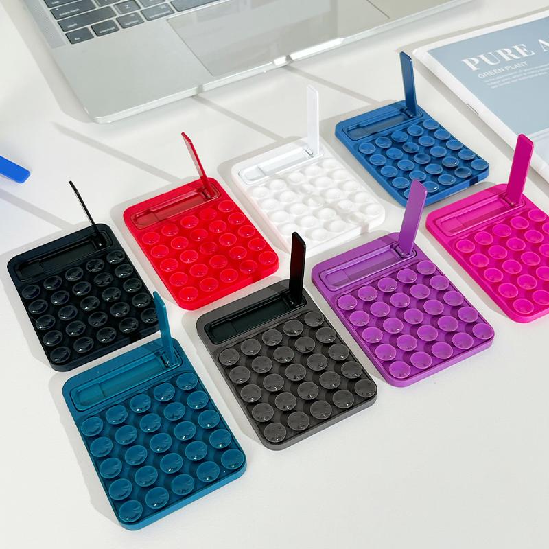 Universal Suction Cup Stand Mobile Phone Silicone Cover Anti-lost Adjustable Cell Case Desktop Table Holder Stand
