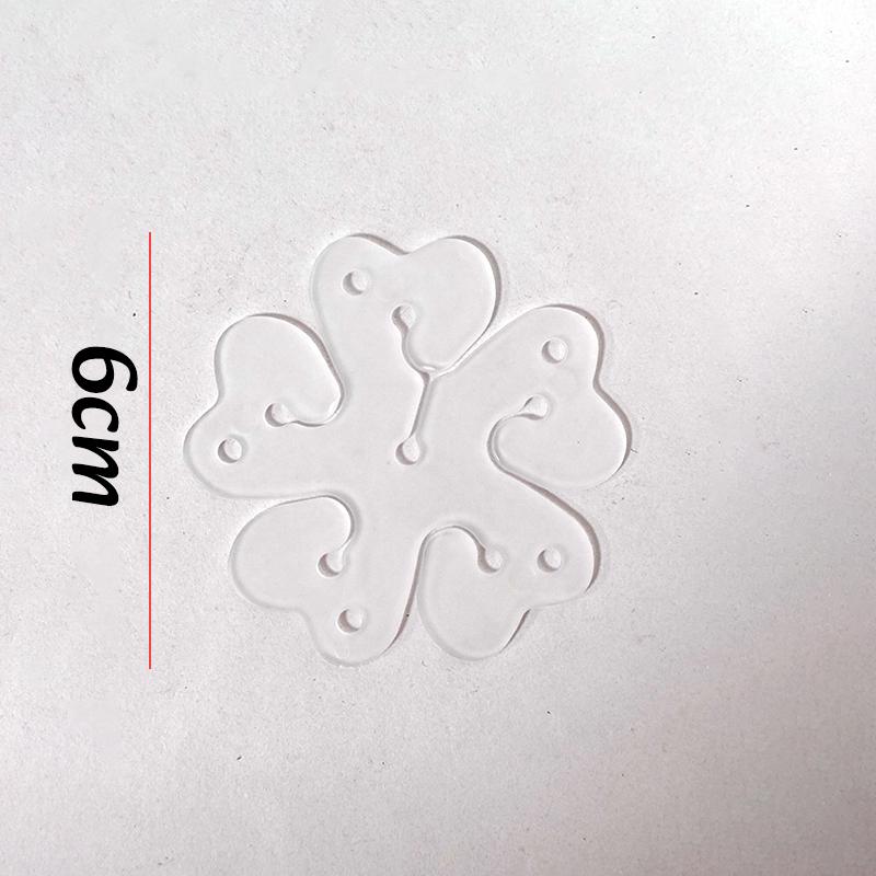 20-100pc Flower Shaped Balloon Clip Holder Balloon Connector Clips Plum Ring Buckle Birthday Wedding Party Balloons Sealing Clip