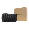 Coach Nolita Napa Leather Smooth Leather Quilted Zipper Clutch Bag Women Clutch Black C8302-QBBK