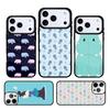Cartoon Hippos Pattern Phone Case Cover for IPhone 11 12 13 14 15 16e 17 Pro Max Coque for IPhone 17 Air