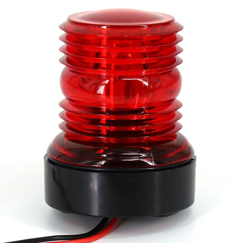Red 360 Degree All Round Navigation Signal Lamp Waterproof LED Marine Lighting for Boat Skiff Yacht Pontoon