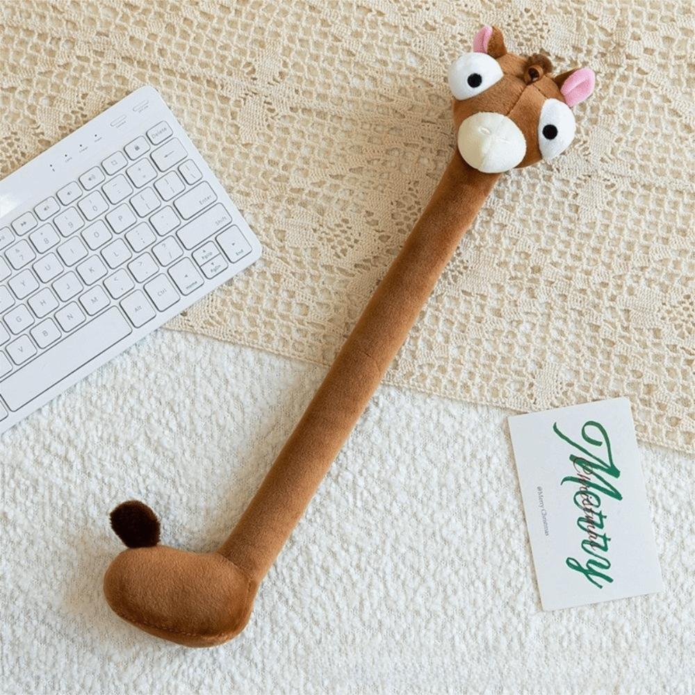 White Color Long Neck Animal Plush Pendant Cute Style Cartoon Plush Pendant Gift For Girls