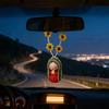 Marys Statue Car Interior Decoration,Virgin Marys Crochet Charm Religious Figurines Hanging Decors Spiritual Blessing Gift