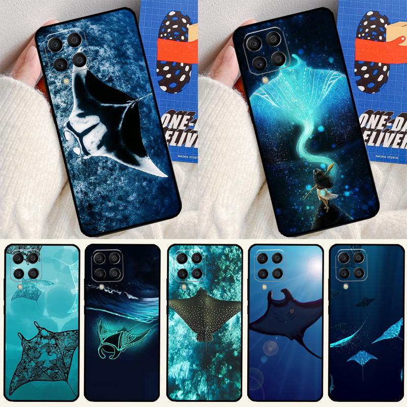 Animal Manta Ray For Samsung Galaxy M15 M55 M33 M13 M23 M53 M31 M51 M14 M34 M54 M20 M30s M52 M32 Phone Case