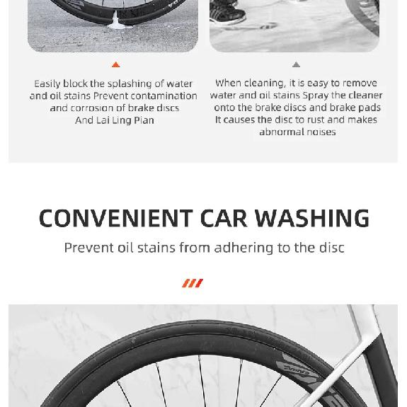 Anti-fouling Motorfiets Wassen Remklauw Reiniging Beschermhoes Ultralicht Fiets Wassen Remklauw Beschermer Fiets Accessoires