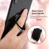 Mobiltelefonhållare Ställ 360 Graders Rotation Fingerring Stöd Zinklegering Magnetisk