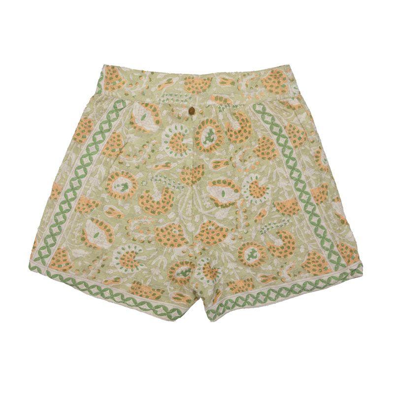 Short flavie coton à fleurs Femme ANTIK BATIK