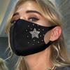 Women Reusable Outdoor Drill Breathable Fashion Ice Cotton Windproof Mask