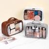 Pvc Storage Toiletry Bag Large Capacity Make Up Bag Portable Transparent Cosmetic Bag  Girls