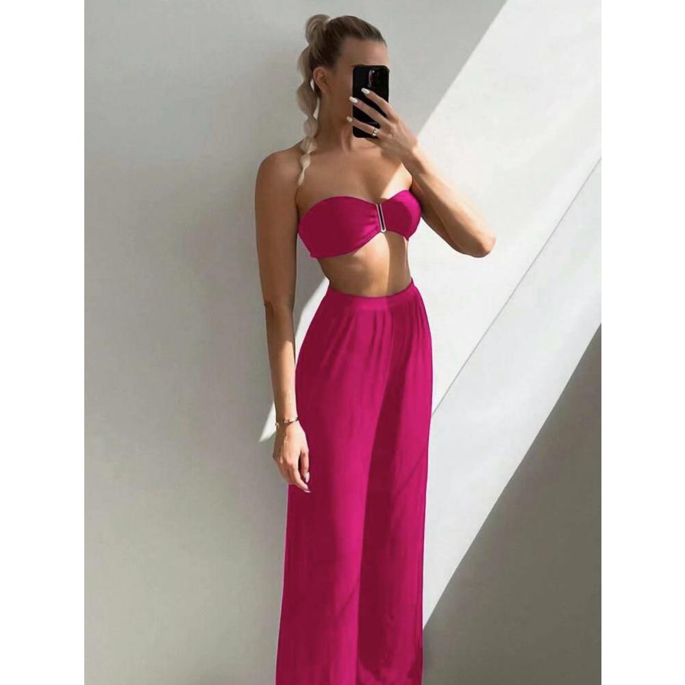 Split Bikini Trousers Three-piece Swimsuit Women's European and American Bikini Swimsuit