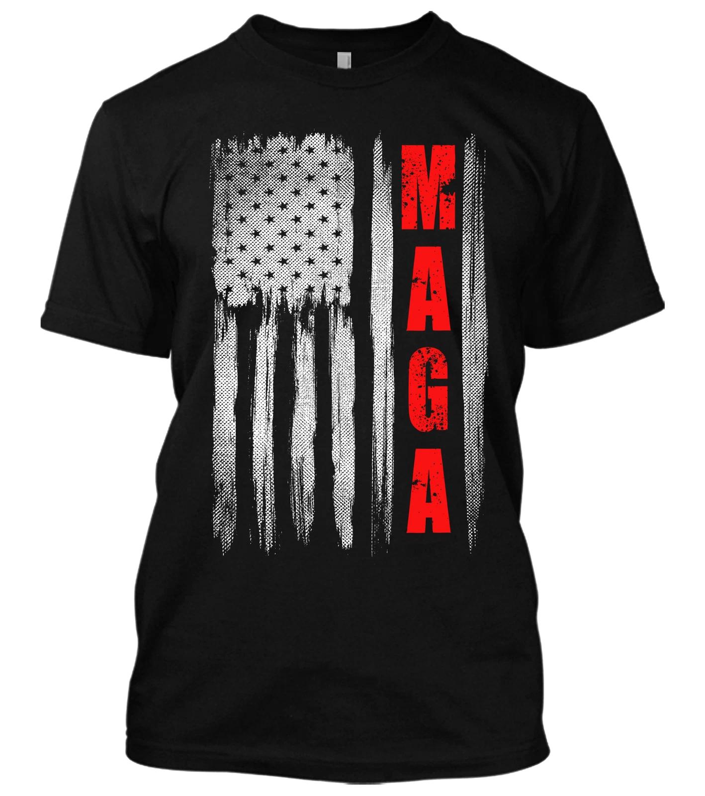 American Flag Donald Trump MAGA New Mens Shirt 2020 Election Political Patriotic XL