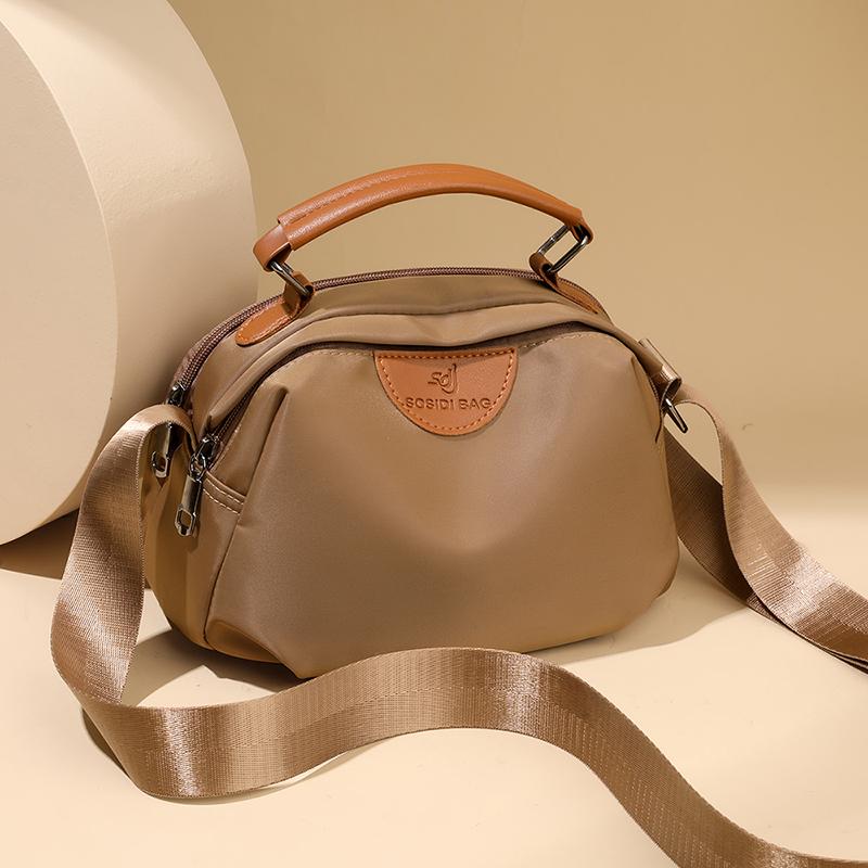 Contrast Color Crossbody Bag Women's Handbag Mother's Bag Oxford Shoulder Shell Small Bag