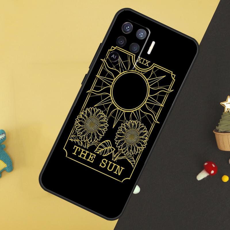 moon Tarot Mystery totem Case For Oppo A58 A78 A98 A18 A38 A74 A94 A54 A15 A17 A57 A6 A5 Pro A16 A76 A96 A40 A60 A80